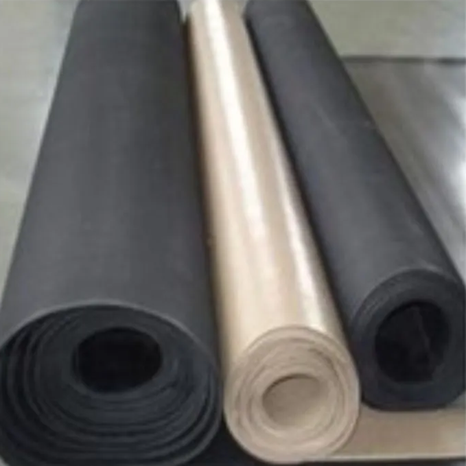 BLACK AND CREAM NEOPRENE RUBBER